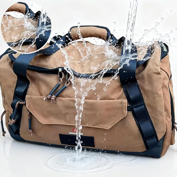 Roaring Fire 3 in 1 Commuter Duffle Bag, 40L Large Capacity, Waterproof Weekender Travel Bag, Can be Worn As a Backpack, Crossbody Bag, or Handle Bag,Suitable for Men & Women Commuting, the Gym