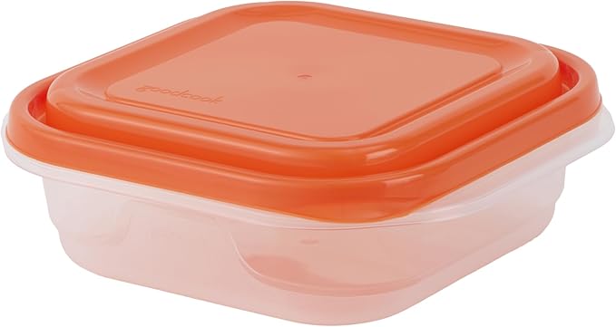 GoodCook EveryWare 18 Piece Lunch Set, Assorted Colors, BPA Free (Pack of 2)