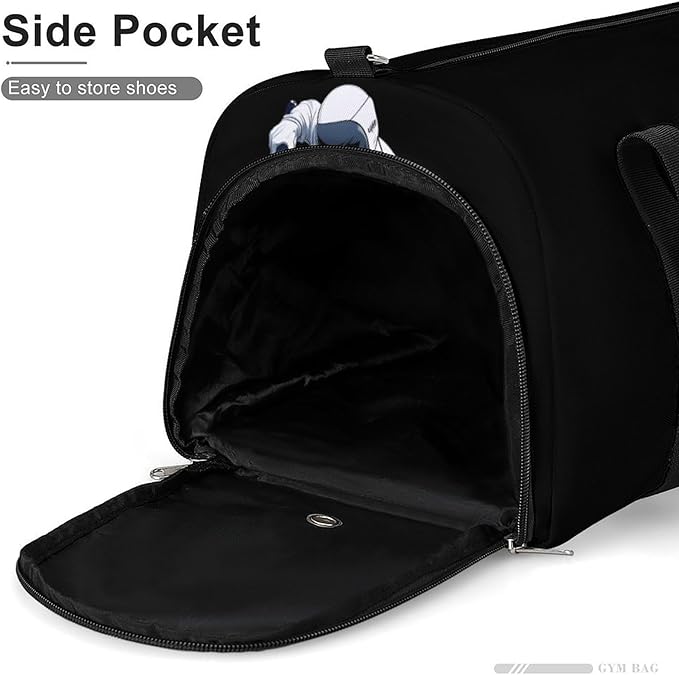 Fencing Stancce Fencing Gym Bag Travel Duffle Bag Workout Sports Bag with Shoe Compartment