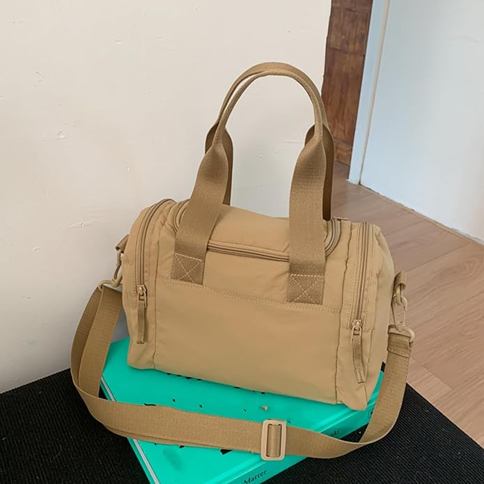 Stylish Convertible Shoulder Bag, Spacious Interior Wear for Daily Commute Outdoor Activities Ergonomic Gym Bag