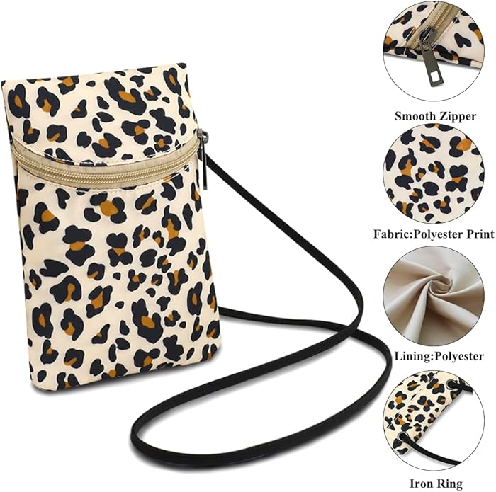 Small Crossbody Women Cell Phone Purse Wallet Bag With Shoulder Strap