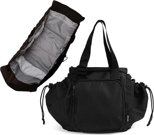 Everyday Bag Tote for Women, Spacious Diaper Bag with 16 Pockets, Durable Travel Bag, Sleek Work Shoulder Bag | 16 Pockets Org, Lay-Flat Design, 3-in-1 Versatility, Work & Travel Tote, Water-Resistant, Lightweight
