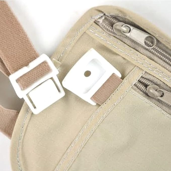Upgraded Money Belt for Travel Hidden RFID Security Pouch Anti-Theft Passport Fanny Pack for Men & Women Present Gift money pouches for cash small travel money pouch under clothes for men