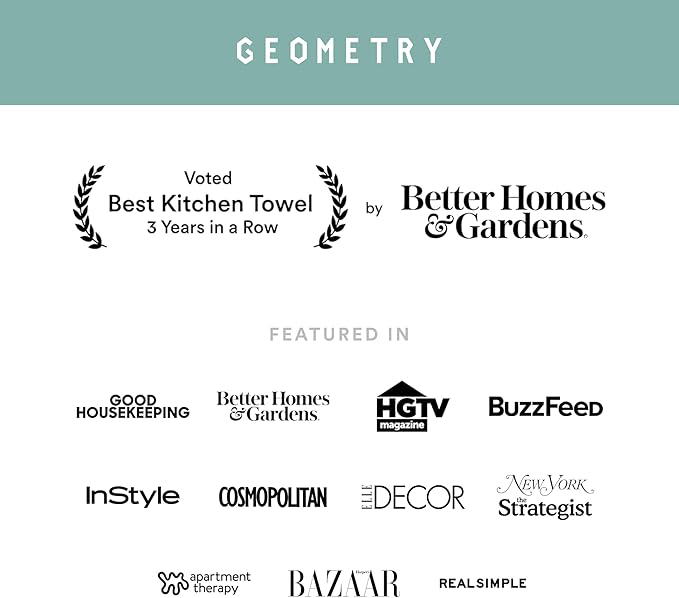 GEOMETRY Tea Towels – Spring & Summer Collection – Quick-Dry, Ultra-Absorbent, Reusable Microfiber Kitchen Towels for Drying & Cleaning - At The Pool - 1 Pack