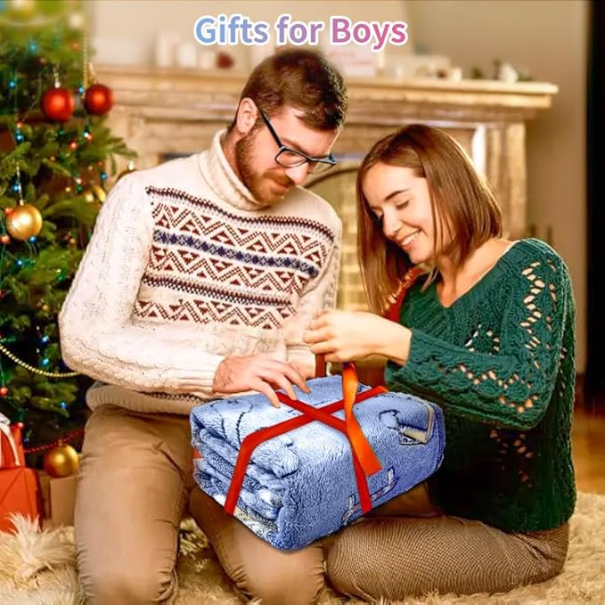 Tractor Blanket for Boys, Construction Blanket for Boys, Car Blanket for Boys, Kids Blankets for Boys, Toddler Blanket for Kids, Personalized Baby Blankets for Boys, Birthday 40"x 50"