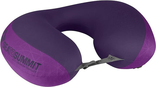 Sea to Summit Aeros Premium Traveller Inflatable Neck Pillow, Magenta
