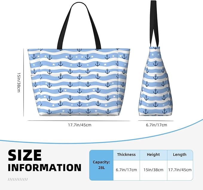 Large Beach Bag for Women Waterproof Foldable Travel Shoulder Tote Bag with Pocket for Weekender Pool Vacation