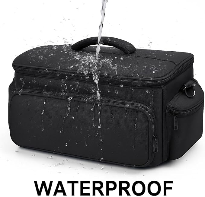 Extra Large Soft Padded Water Resistant Camcorder Equipment Gadget Bag/Case for Canon XA10, XA20, XA25, XH-G1s, XL2 and More Cameras Camcorders and DSLR