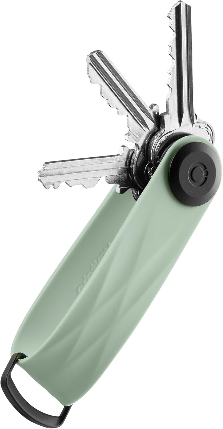 Orbitkey New Active Key Organizer Lite w/updated D-Ring | Weather Resistant, Stainless Steel Locking Mechanism