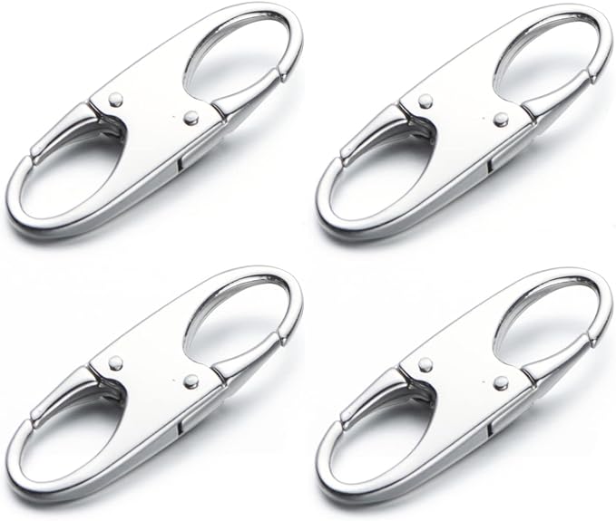 Zpsolution Zipper Clip Theft Deterrent - Backpack Zipper Lock Securing Pulls Closed, Quick Disconnect Clip - Key Holder Add-on Accessory