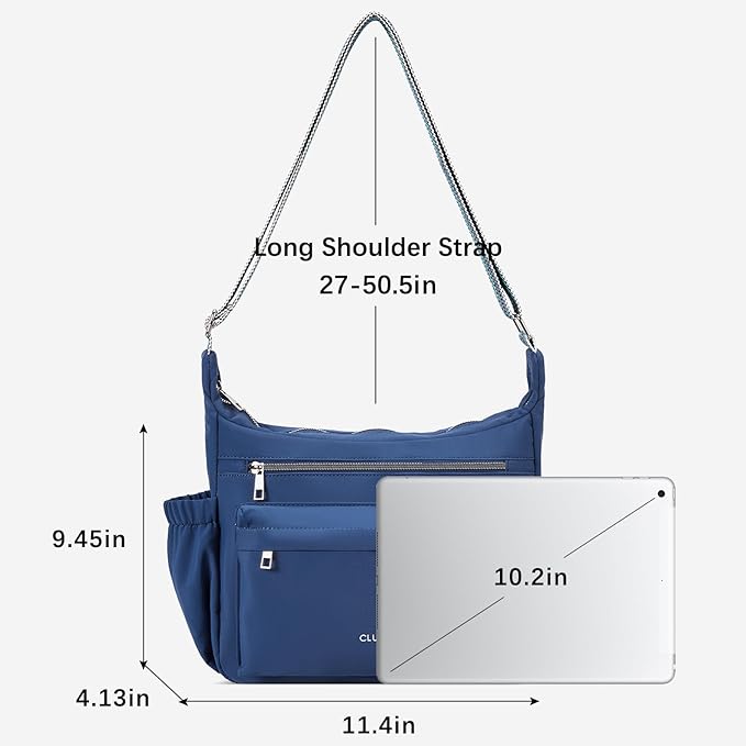 CLUCI Travel Purses for Women, Waterproof Nylon Crossbody Bags for Woman Trendy, Anti Theft Shoulder Handbags for Ladies