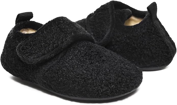 ditont Toddler Slippers Non-Slip Lightweight Comfortable Kids Indoor Grip House Home Shoes for Boys Girl