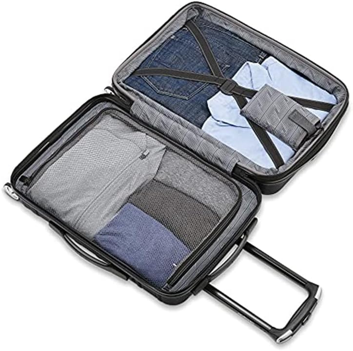 Samsonite Omni 2 Hardside Expandable Luggage with Spinner Wheels, 2-Piece Set (19/28), Nova Teal