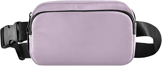 Fanny Pack for Women Men Water Resistant Fashion Waist Packs with Adjustable Strap Belt Bag for Travel Workout Jogging Hiking Thistle