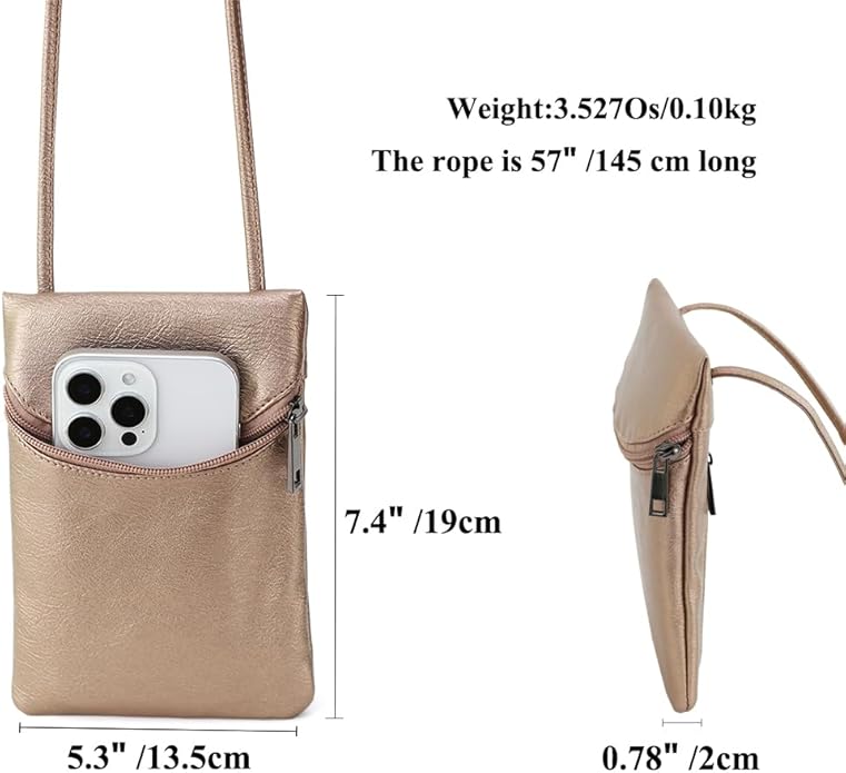 Small Crossbody Women Cell Phone Purse Wallet Bag With Shoulder Strap
