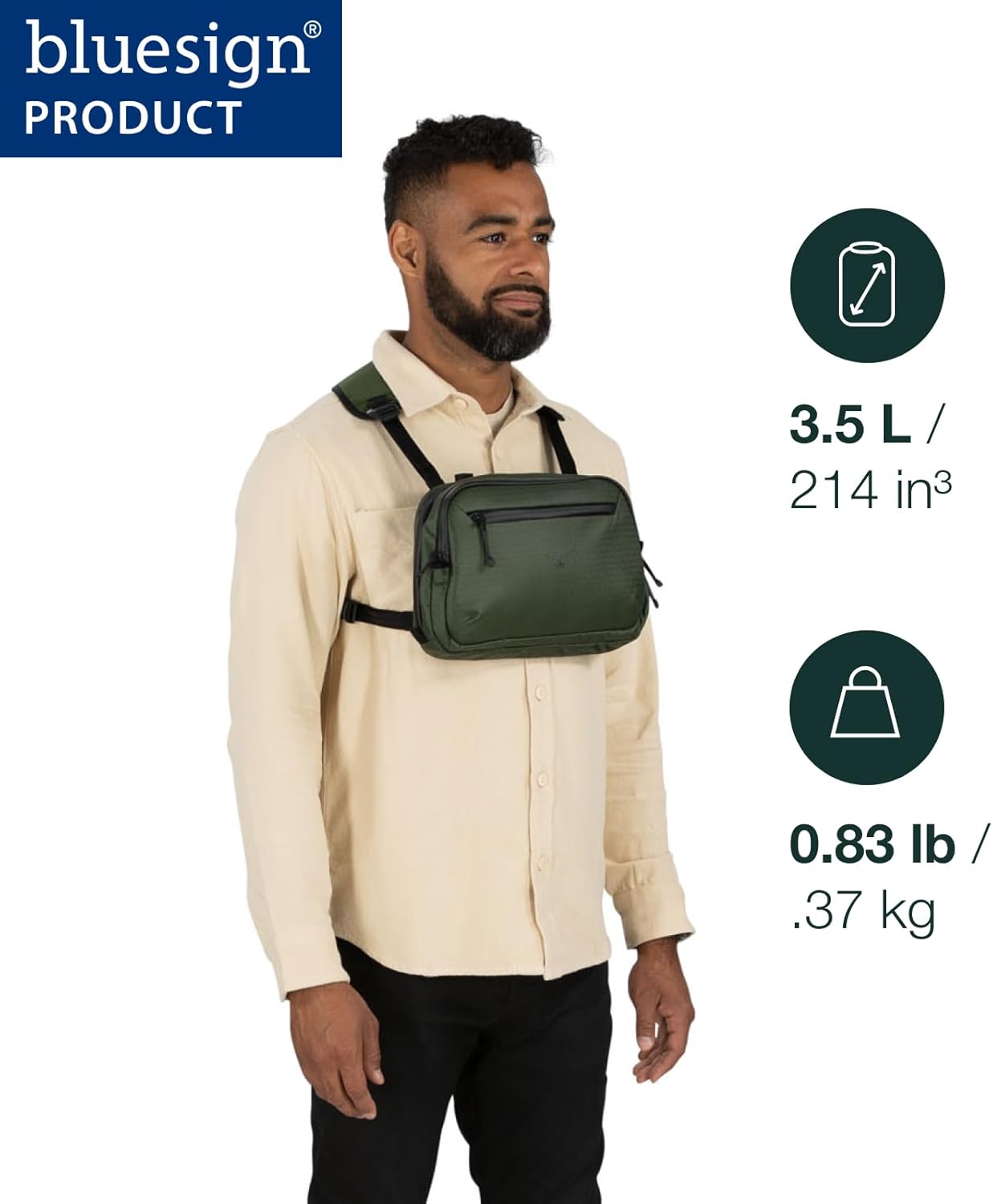 Osprey Archeon Commuter Chest Rig Bag, Scenic Valley