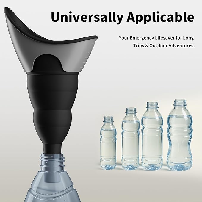 PFP Female Urination Device - Female Urinals for Women with Storage Pouch, Pee Funnel for Women Travel Companion for Outdoor & Surgery, Female Urinal Perfect for Hiking, Camping, Travel