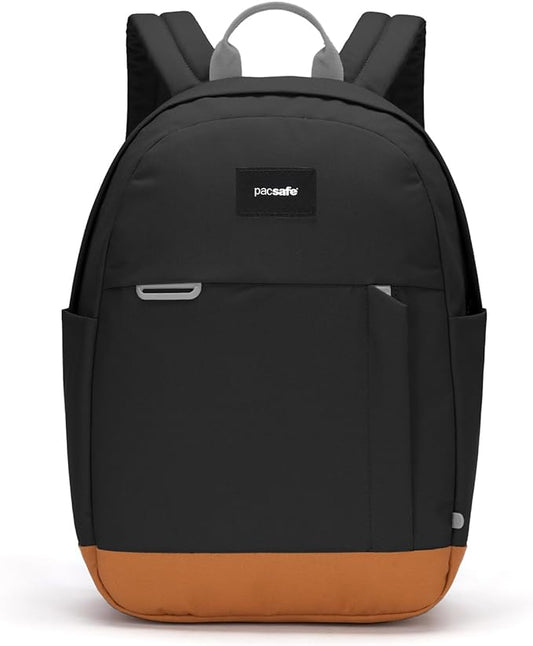 Pacsafe GO 15L Anti Theft Backpack, Jet Black