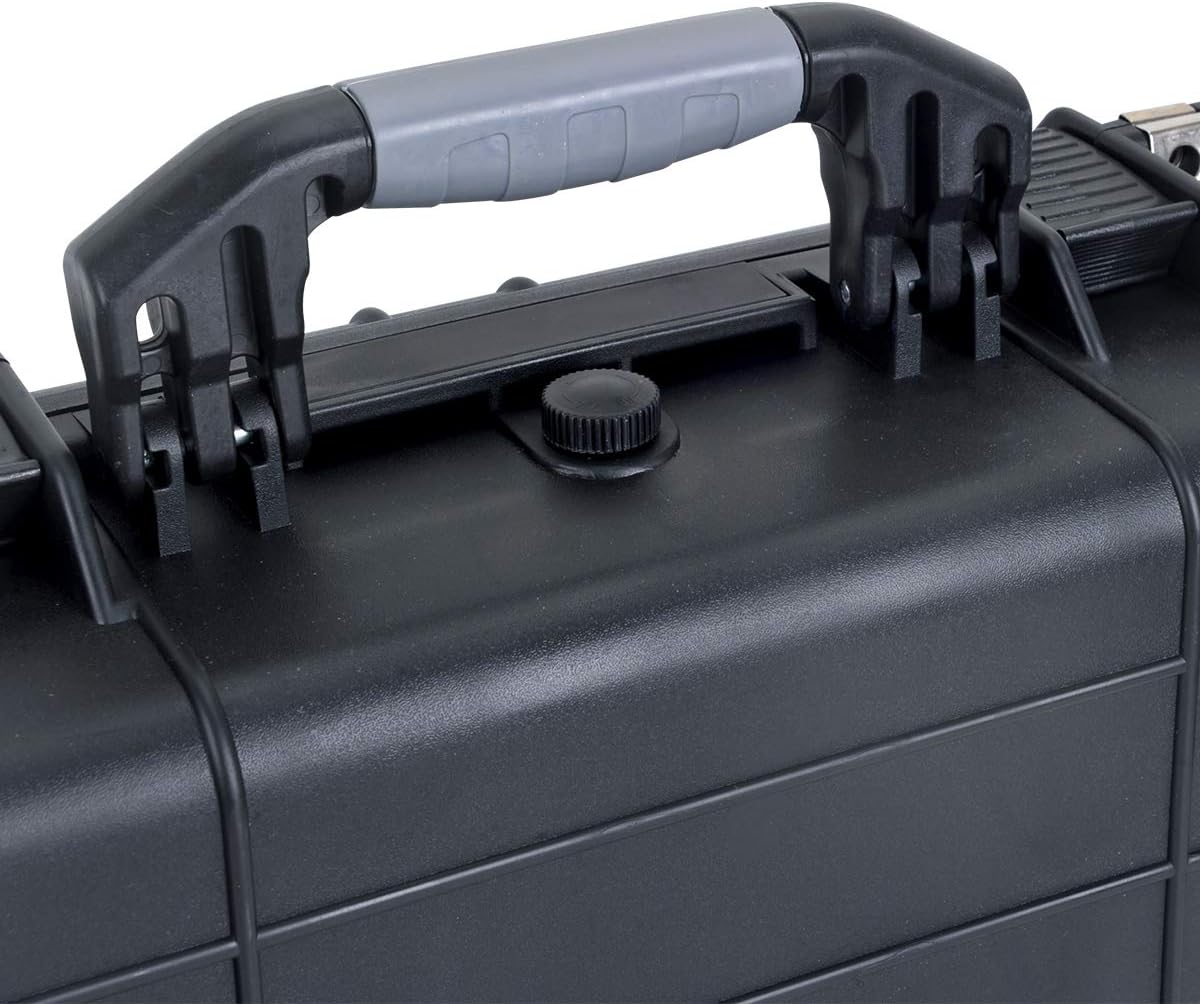 MEIJIA Portable All Weather Waterproof Camera Case With Foam,Fit Use of Drones,Camera,Equipments,Pistols,15.98x12.99x6.85inches