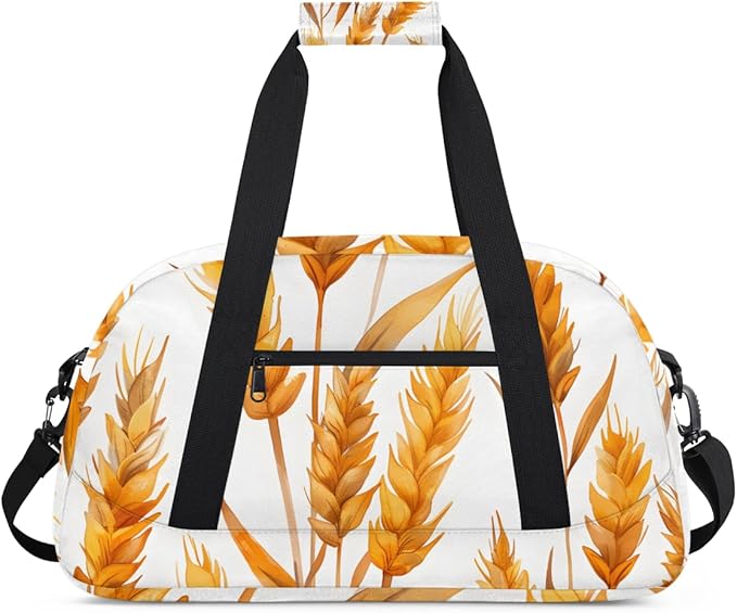 Large Rice Grains Kids-Duffel-Bags Gymnastics Dance Bag Carry-On Overnight Travel Gym Lightweight Dance Sports Bags For Girls Boys Kids，