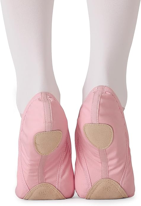 TXJ Sports Ballet Shoes for Women Girls, Women's Ballet Slipper Canvas Dance Shoes Split Sole Yoga Dance Flats