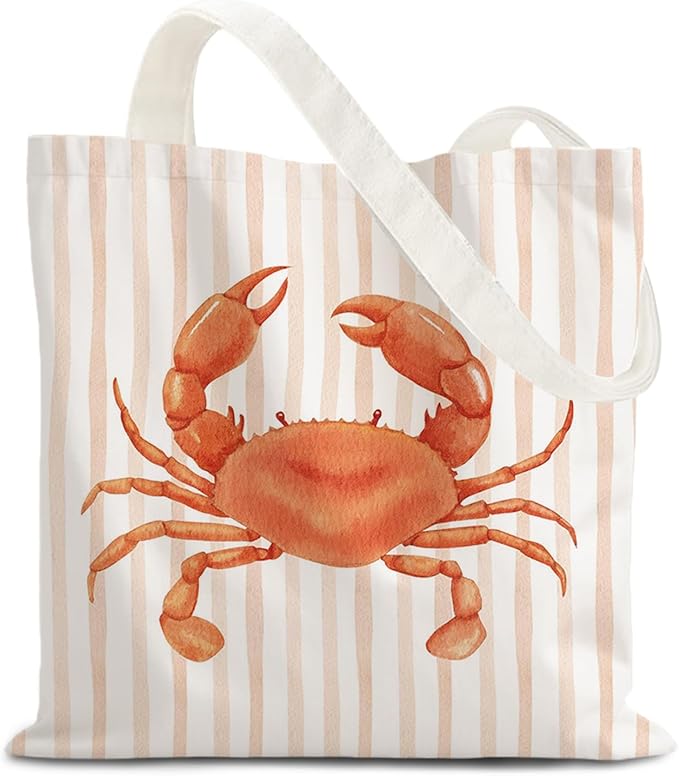 FBB Ocaen Beachy Ocean Sea Fish Reusable Grocery Shopping Bag