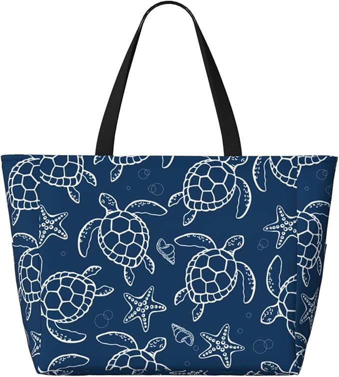 Beach Tote Bag for Women Beach Bag Waterproof and Sandproof Tote Bag with Wet Bag Large Travel Bag for Weekend Travel