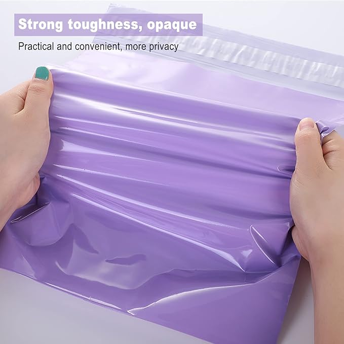 Adult Diaper Disposal,100 Pack Plastic Bags for Adult Diaper Disposal,Self-Adhesive Strips to Seal in Odours,Waterproof and Leak-Proof,Suitable for Elderly Nappy Care at Home and for Travel (Purple)