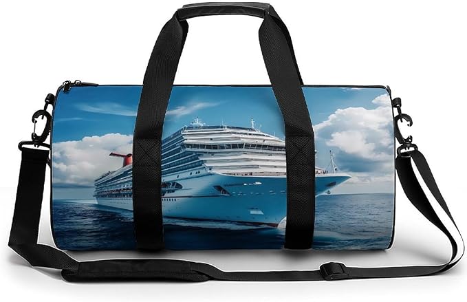Big Carnival-Cruise Ship Gym Bag Travel Duffel Bag Lightweight Carry On Bags Weekender Bags for Women Men