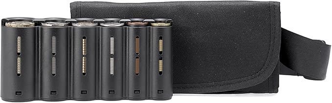 BSTKEY US Coin Holder Coin Dispenser, Fanny Pack with Banknote Waiters Purse Coin Sorter Coin Organizer, Black Coin Storage Bag with Belt for Waitress Server Collector Cashier Change