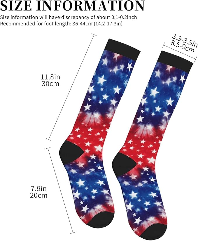 Compression Socks Knee High Circulation Support Socks For Women Men Athletic Running Work Hiking Cycling Travel