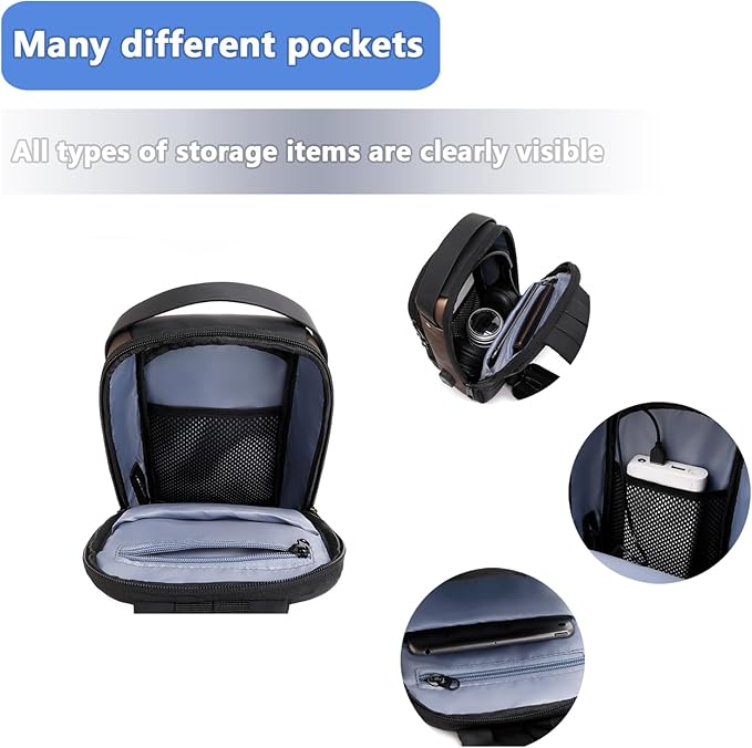 Sling Bag for Men | Anti-theft Crossbody Bag - Crossbody Shoulder Chest Bag for Daily use