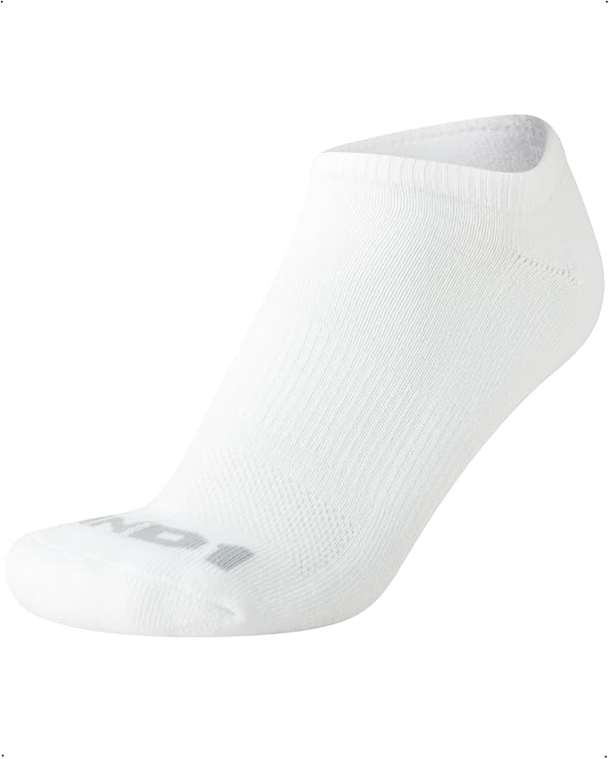 AND1 Mens No Show Socks - 12 Pack Performance Stretch Athletic Compression Socks for Men - Sports Low Cut Socks (6-12.5)