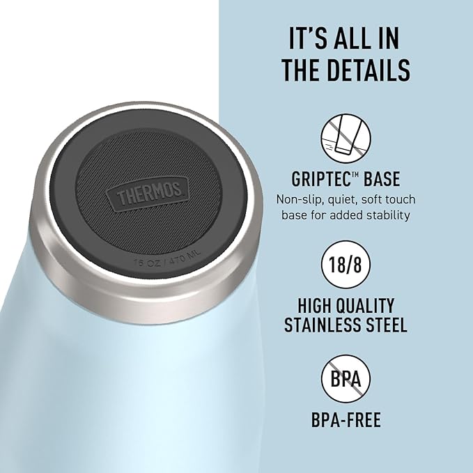 THERMOS ICON SERIES, Stainless Steel Mug, Glacier, 16 oz