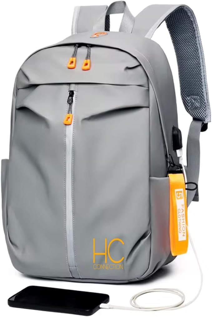 HC Premium Anti-Theft Backpack in Grey