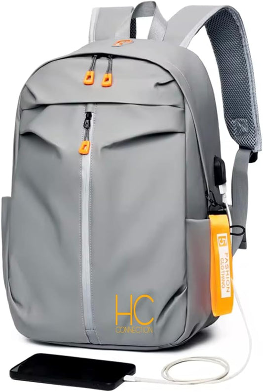 HC Premium Anti-Theft Backpack in Grey
