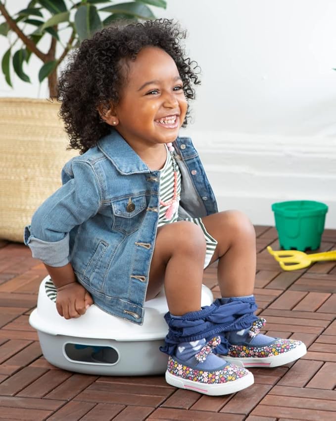 Skip Hop Go Time Multi-Stage 3 in 1 Potty Seat, White/Grey