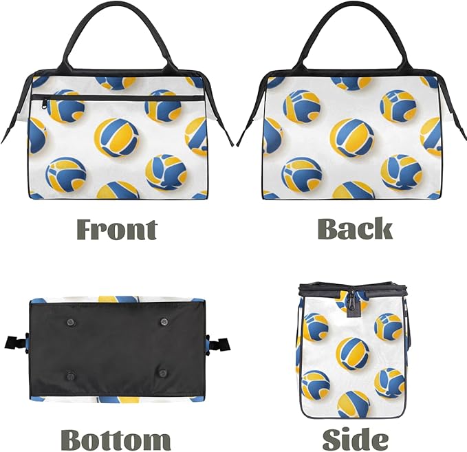 Volleyball Overnight Weekender Bag for Women Men Travel Duffel Bags Waterproof Luggage Carry on Sports Yoga Gym Bag