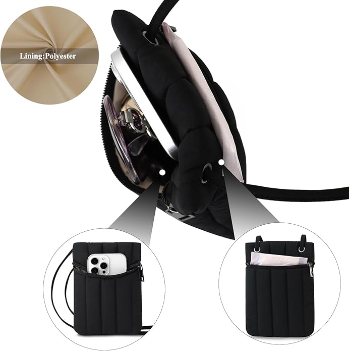 Small Crossbody Women Cell Phone Purse Wallet Bag With Shoulder Strap