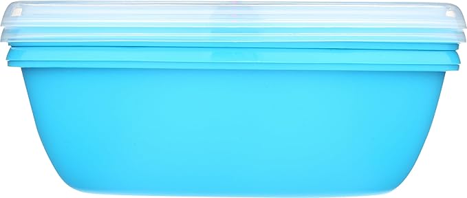 Preserve Food Storage Container, Set of 2, Aqua Blue