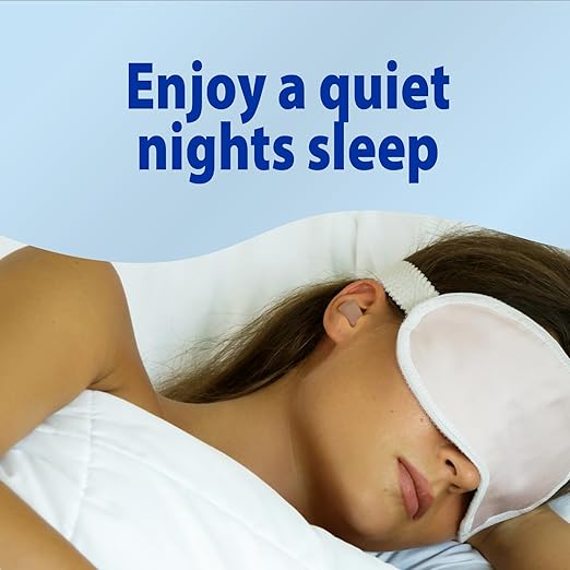 TheraCare Soft Foam Earplugs | 30 dB Noise Reduction | Slim-Fit | 50 Pairs Per Jar | Latex-Free | Sleep, Work, Travel, Recreation Uses