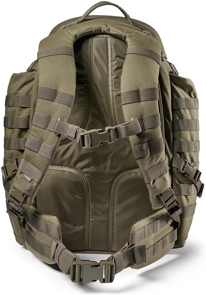 5.11 Tactical Backpack, RUSH 72 2.0 Military Survival Molle Back Pack with Laptop Compartment, Large, 55L, Style 56565ABR