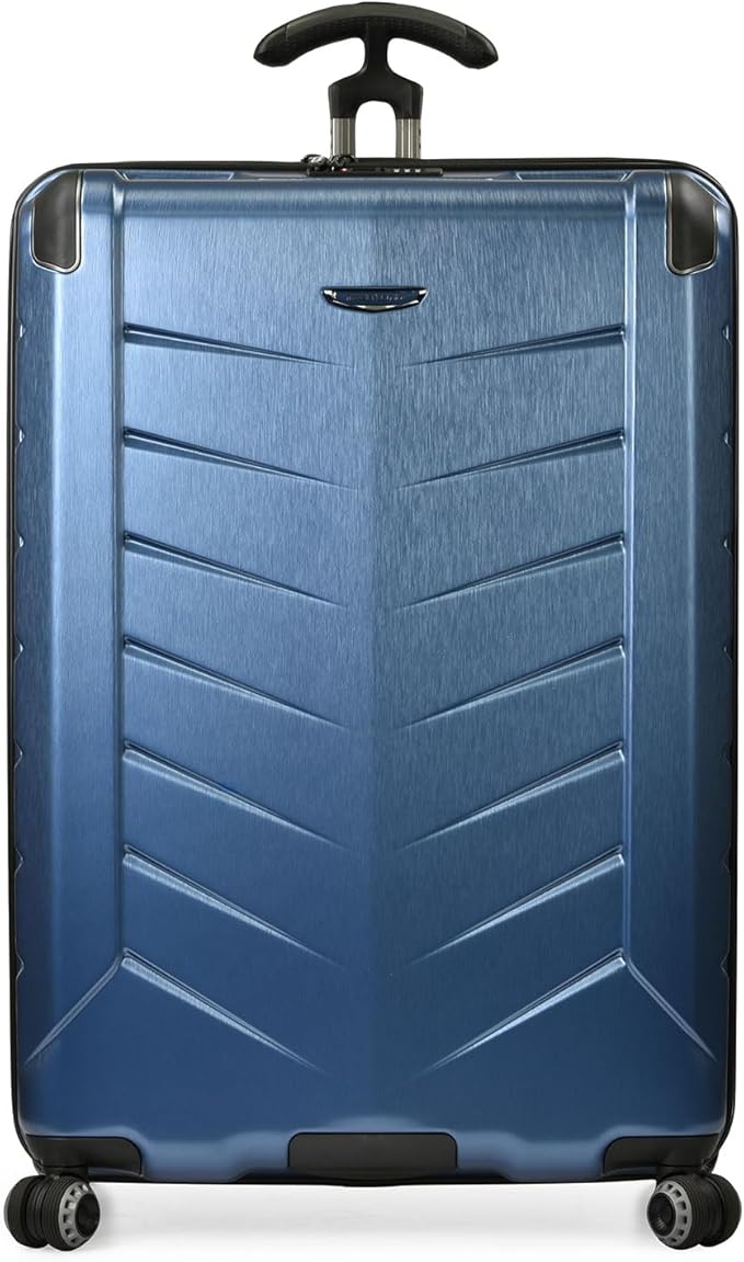 Traveler's Choice Silverwood II 30" 100% Polycarbonate Expandable Spinner Luggage, Navy