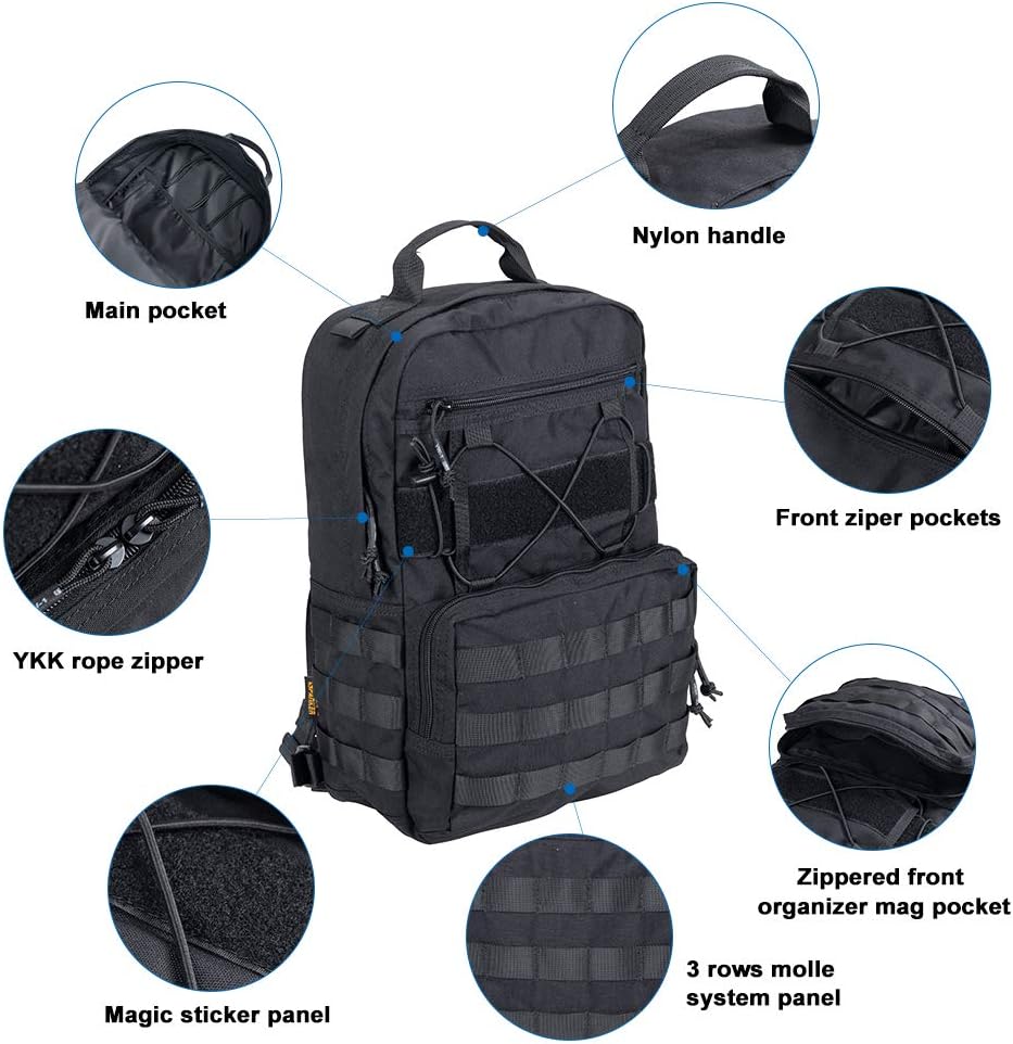 EXCELLENT ELITE SPANKER Outdoor Hydration Backpack Bundle Packs Water Bladder Carrier for 3L Water Bladder