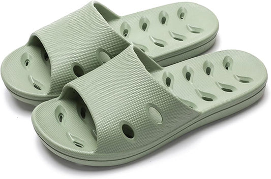 Shower Shoes Quick Dry Non-Slip Women Slippers Sandals Men Bathroom Flip-Flops for College Dorm Room Essentials Shower Sandals Slides Pool Gym Spa