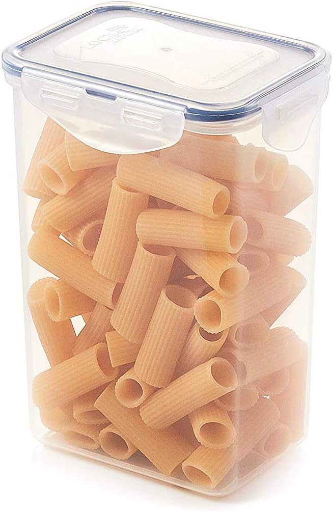 LocknLock Easy Essentials Pantry Rectangular Food Storage Container, 5.5 Cup - Clear