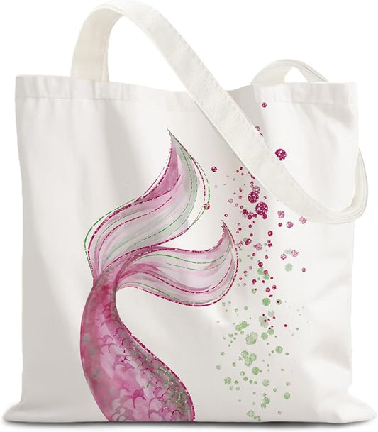 FBB Ocaen Beachy Ocean Sea Fish Reusable Grocery Shopping Bag
