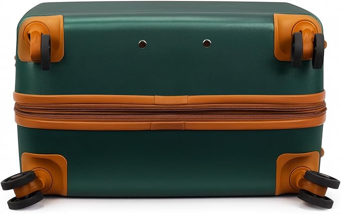 World Traveler Garland Lightweight Hardside 28-Inch Expandable Spinner Luggage with TSA Lock - Green