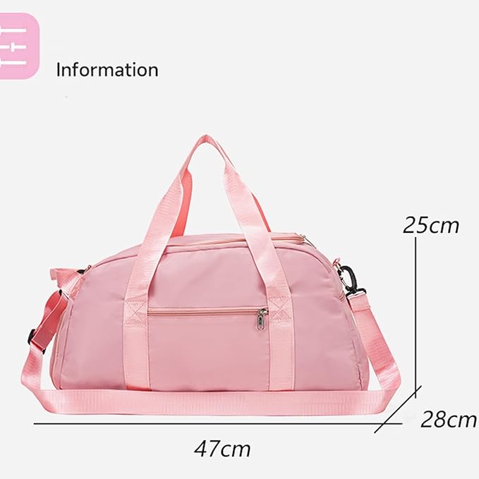Gym Duffle Bag for Men Women, 3 in 1 Sports Duffle Bag with Shoe Compartment, Large Lightweight Weekender Travel Duffel Bag, Carry on Backpack (Beige)