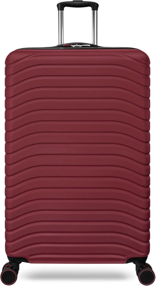 Everest Expandable Hardsided Spinner (Wine, 28-Inch Checked Large)